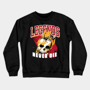 Legends Never Die Cardinal Crewneck Sweatshirt